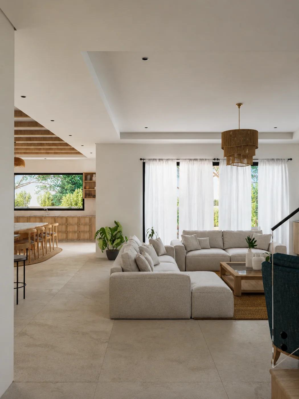 Living room — 848 Radcliffe Residence