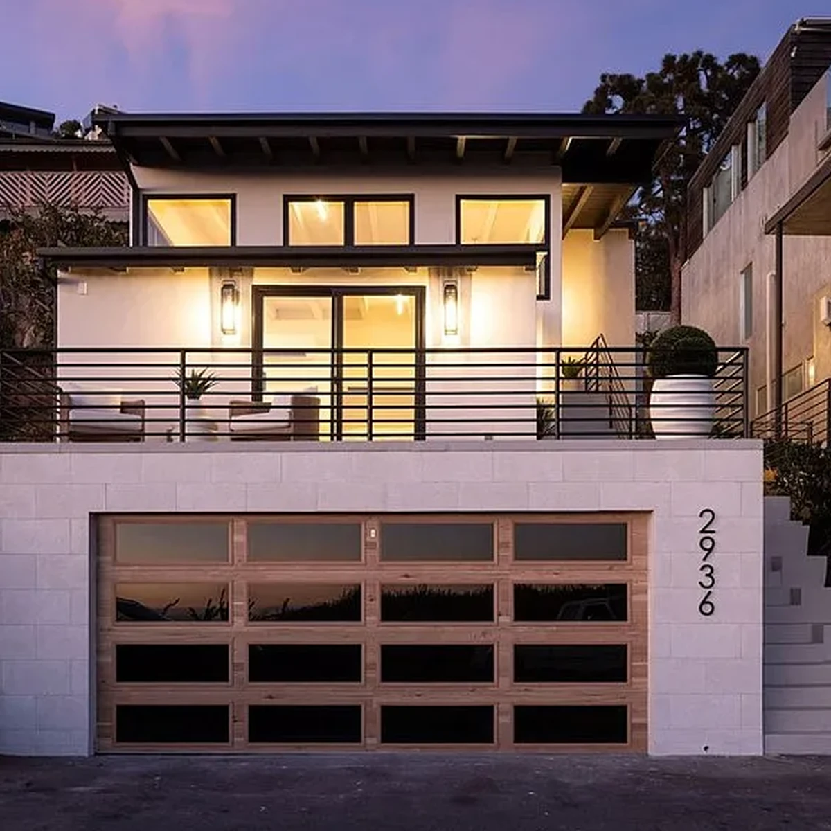 Completed exterior renovation at 2936 Alexander Rd. in Laguna Beach