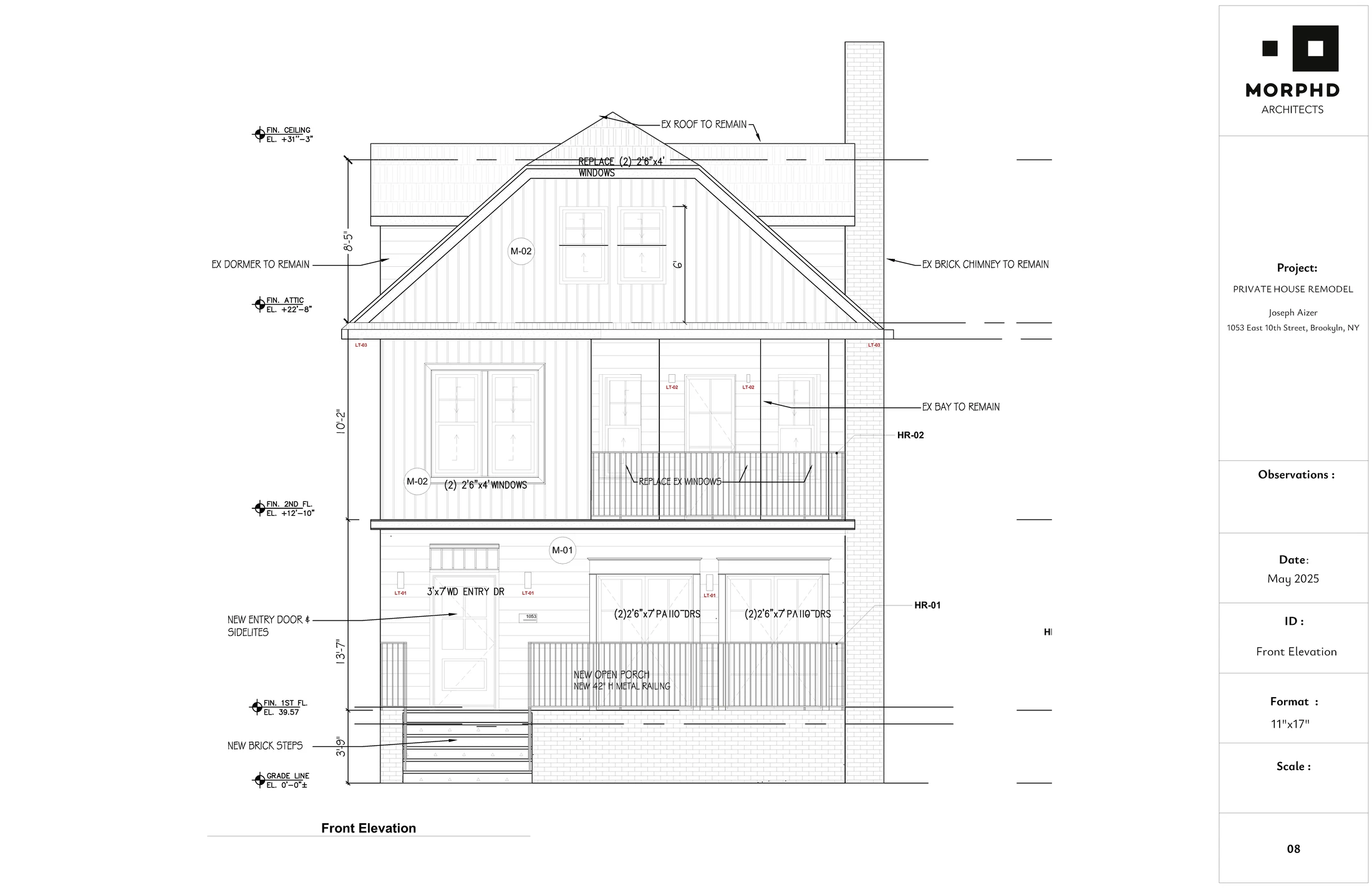 JSH front elevation