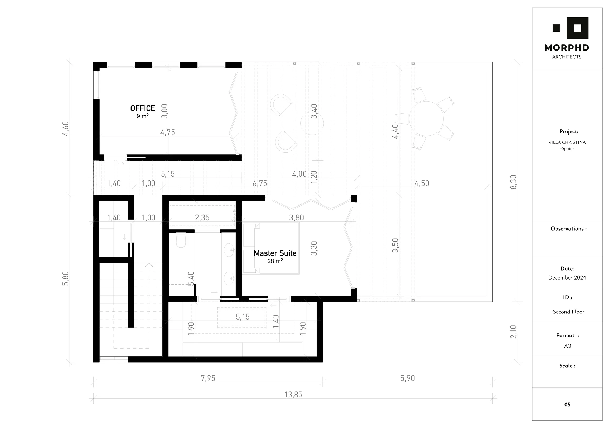 Lower-floor architectural layout